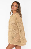 Paula Pullover - Latte Crochet