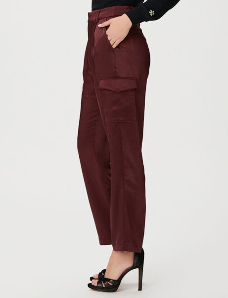 Malika Cargo Pant - Dusty Cherrywood