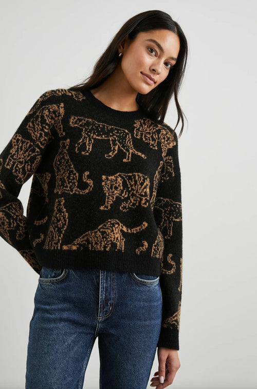 Peri Sweater - Camel Wild Cats