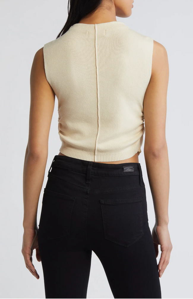 Seashell Mock Neck Top