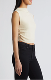 Seashell Mock Neck Top