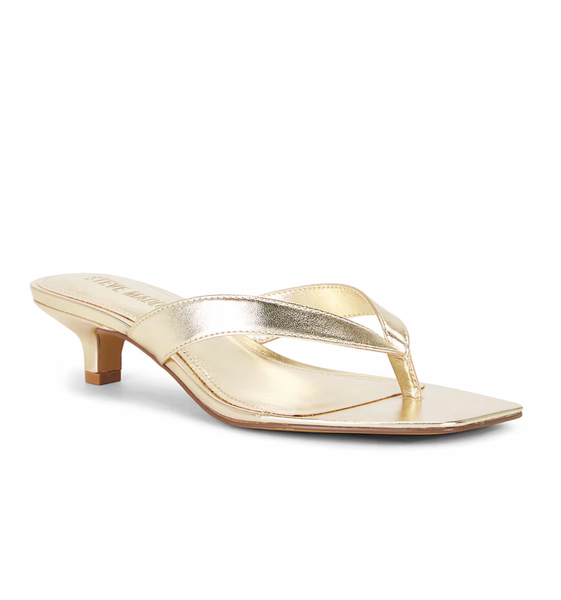 Steve Madden Tracie flipflop Heel Champange