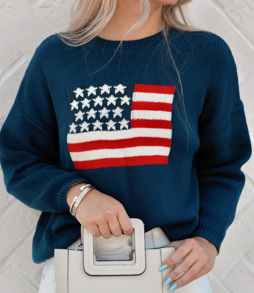 Olly Oversized USA Sweater