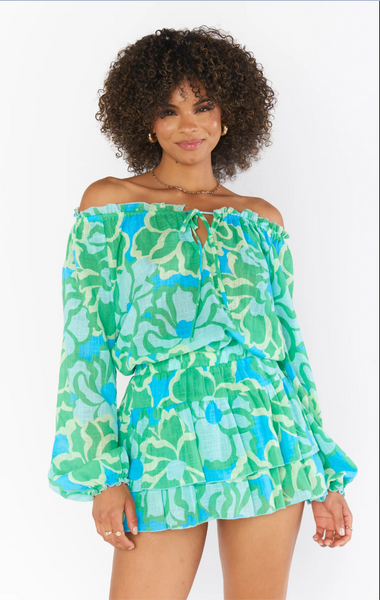 Mango Tunic - Abstract Poppy