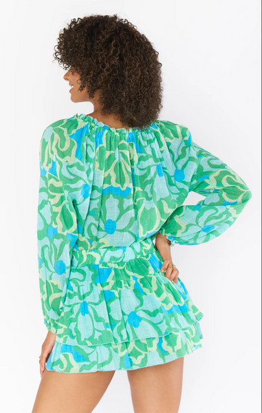 Mango Tunic - Abstract Poppy