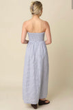 Skye striped maxi dress