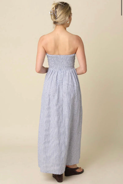 Skye striped maxi dress