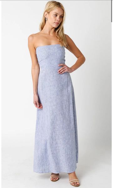 Skye striped maxi dress