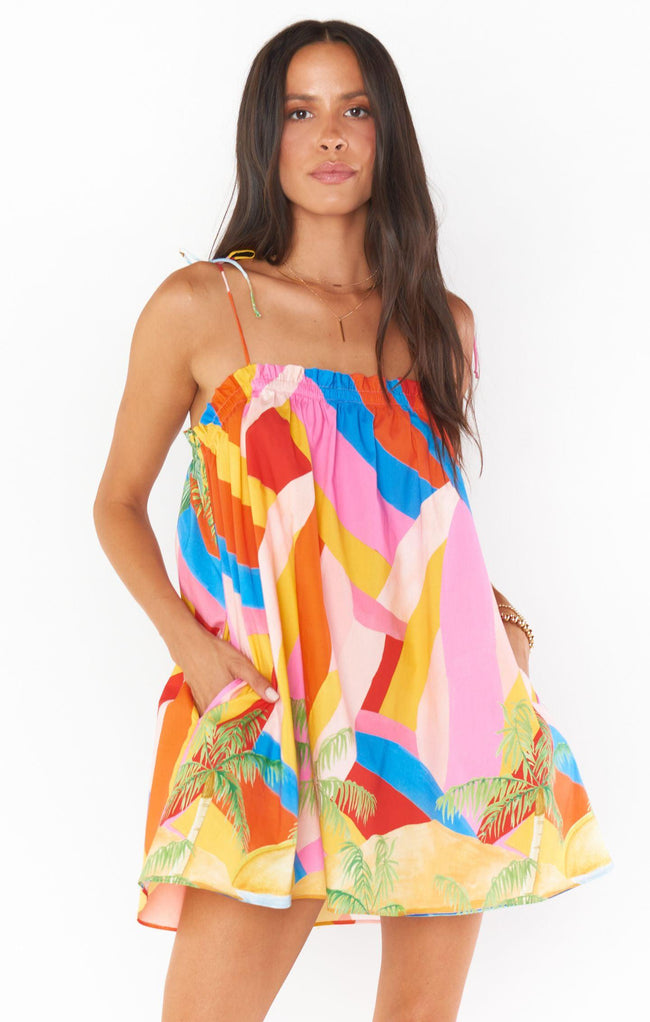 Angel Mini Dress - Rainbow Key