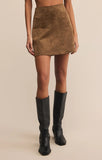 Ciera Suede Mini Skirt