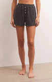 Cozy Days Star Short - Heather Black