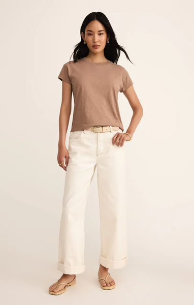 Modern Slub Tee - Iced Coffee