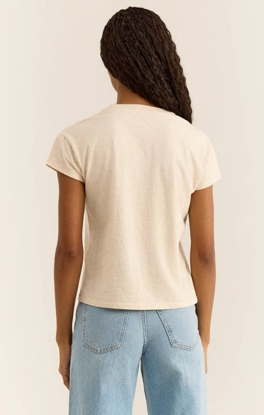 Modern Slub Tee - Light Oatmeal