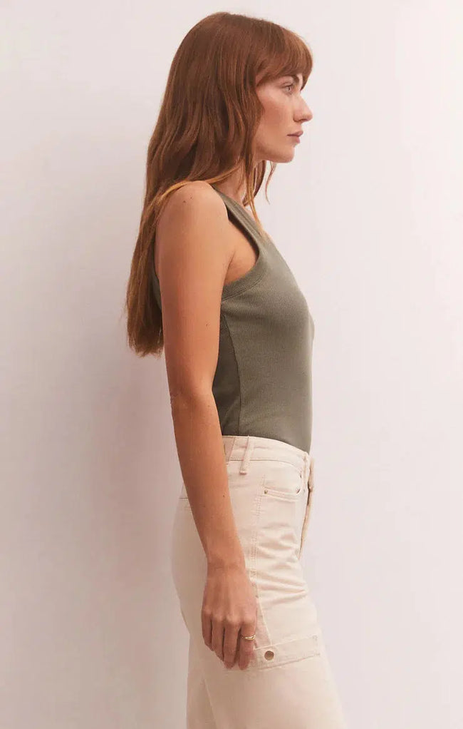Sirena Rib Tank - Evergreen