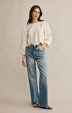 Ambroise Embroidered Linen Top