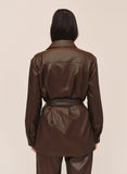 Belted Utility Jacket - Cappuccino