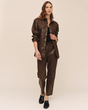 Belted Utility Jacket - Cappuccino