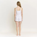 Blissful Tank Shortie Set in Ivory Ditsy