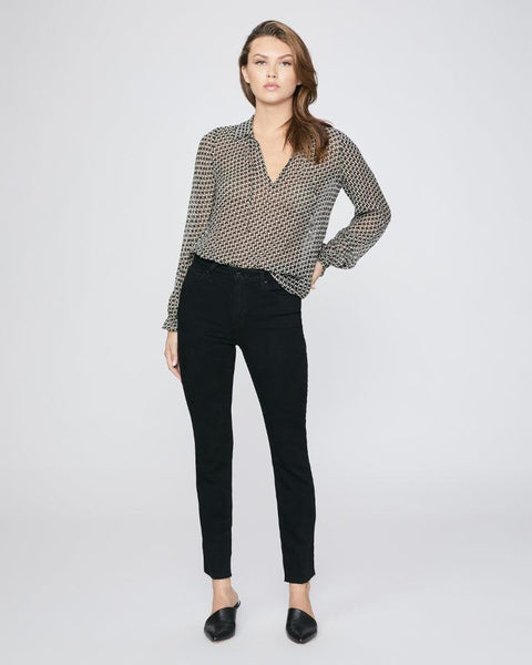 Cindy Raw Hem - Black Shadow