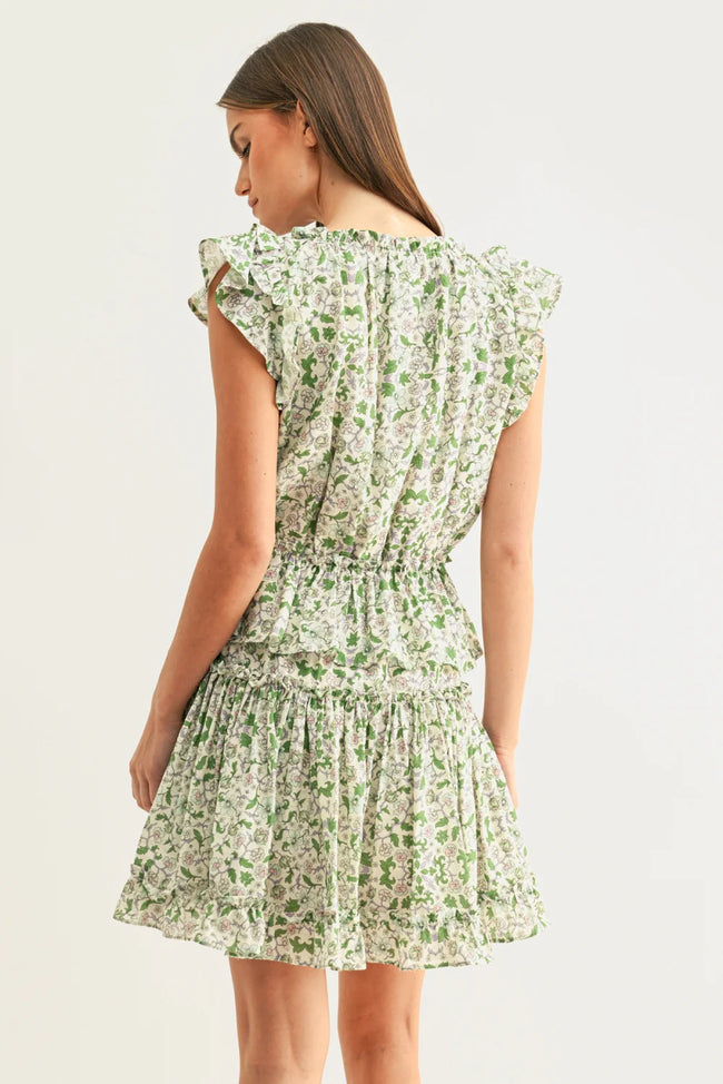 Betty Ruffled Mini Dress
