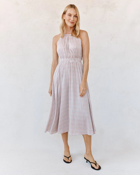 Woolen Plaid Mini Skirt