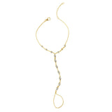Anastasia Hand Chain Bracelet: Gold