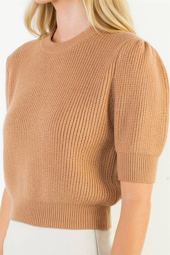Sammy Short Sleeve Knit Top