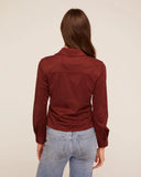 Fitted Button Down - Smoked Crimson