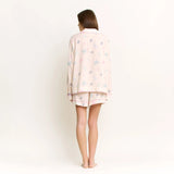 Good Life Long Sleeve Shortie PJ Set in Budding Butterflies