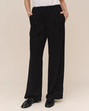 Side Seam Trim Pant - Black