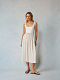 Sleeveless Knit Combo Dress