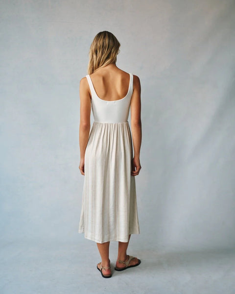 Sleeveless Knit Combo Dress