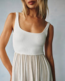 Sleeveless Knit Combo Dress