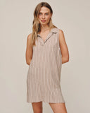 Sleeveless Pullover Mini Dress - Driftwood