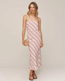 Strapless Bias Maxi Dress - Sunset Stripe Regular price