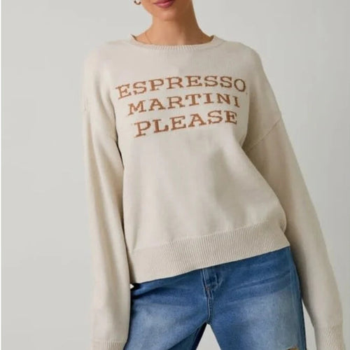 Espresso Martini Please Sweater