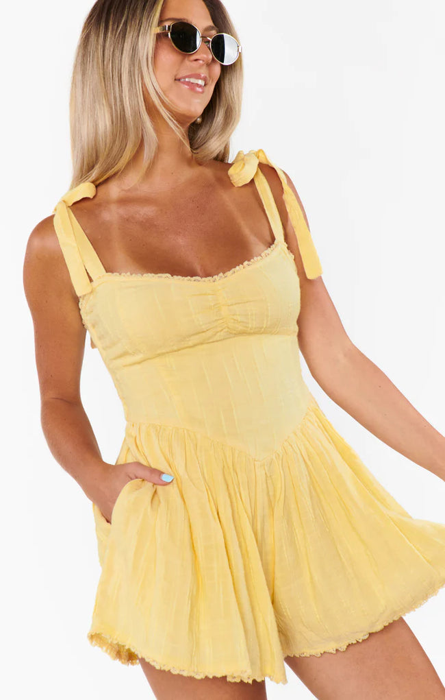 Regal Romper- Lemonade