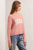 Sienna Beach Sweater - Champagne Blush