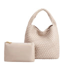 Johanna Recycled Vegan Shoulder Bag - Ivory