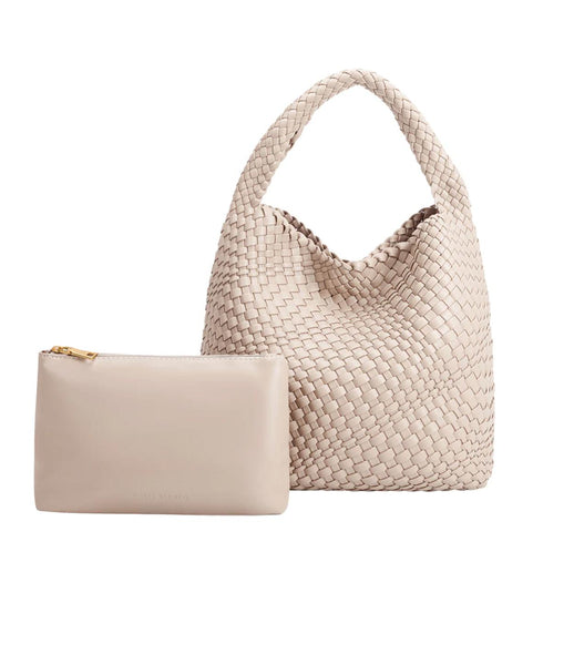 Johanna Recycled Vegan Shoulder Bag - Ivory