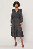 McKenna Midi Dress - Charcoal