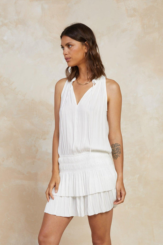 Angelica Mini Dress - White