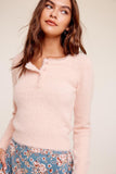 Cozy Up Sweater - Blush