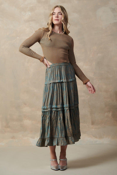 Mia Dress - Sand Seafoam