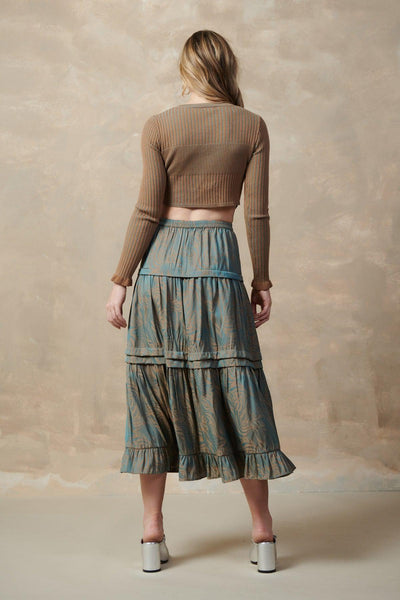 Mia Dress - Sand Seafoam