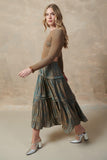 Mia Dress - Sand Seafoam