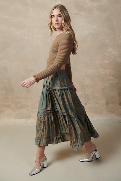Mia Dress - Sand Seafoam