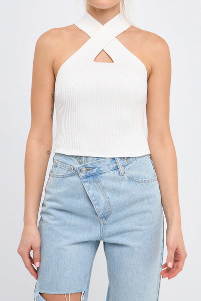 Make A Wish Halter Top - Ivory