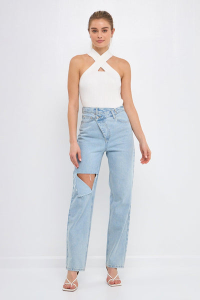 Make A Wish Halter Top - Ivory