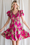 Dahlia Dress - Hot Pink